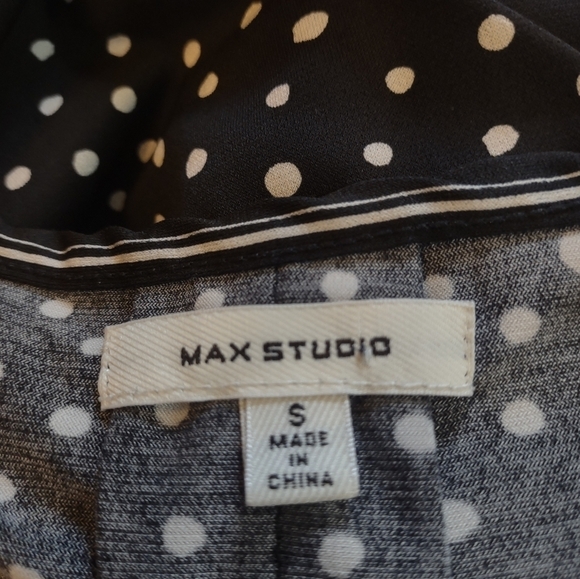 Max Studio women's size small open shoulder blouse shirt top - Picture 6 of 8